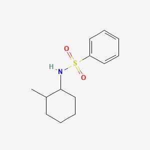 molecular formula C13H19NO2S B5350712 N-(2-甲基环己基)苯磺酰胺 