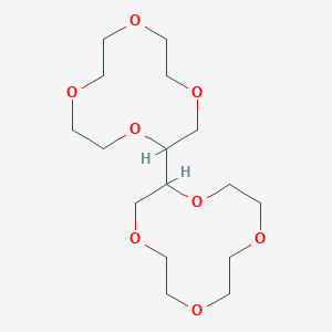 molecular formula C16H30O8 B053508 2,2'-Bi-1,4,7,10-tetraoxacyclododecane CAS No. 114094-11-0