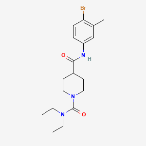 N~4~-(4-bromo-3-methylphenyl)-N~1~,N~1~-diethyl-1,4-piperidinedicarboxamide