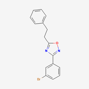 3-(3-bromophenyl)-5-(2-phenylethyl)-1,2,4-oxadiazole