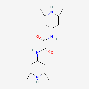 molecular formula C20H38N4O2 B5350991 N,N'-bis(2,2,6,6-tetramethylpiperidin-4-yl)oxamide CAS No. 65612-87-5