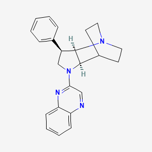 (2R,3R,6R)-3-phenyl-5-quinoxalin-2-yl-1,5-diazatricyclo[5.2.2.02,6]undecane