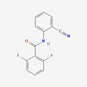 N-(2-cyanophenyl)-2,6-difluorobenzamide