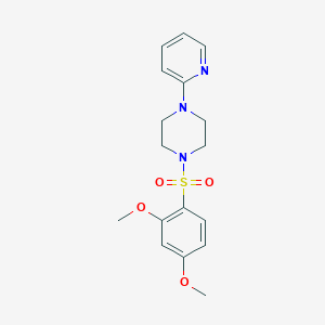 1-[(2,4-dimethoxyphenyl)sulfonyl]-4-(2-pyridinyl)piperazine