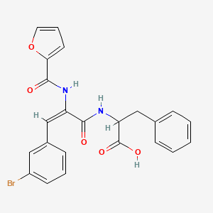 N-[3-(3-bromophenyl)-2-(2-furoylamino)acryloyl]phenylalanine