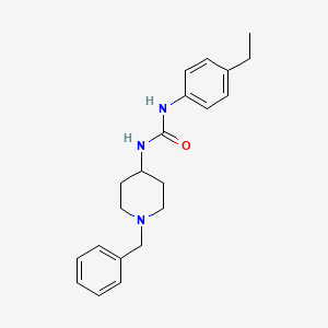 molecular formula C21H27N3O B5351370 N-(1-benzyl-4-piperidinyl)-N'-(4-ethylphenyl)urea 