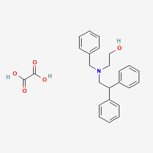 2-[benzyl(2,2-diphenylethyl)amino]ethanol ethanedioate (salt)