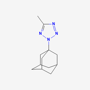 molecular formula C12H18N4 B5351473 2-(1-adamantyl)-5-methyl-2H-tetrazole 