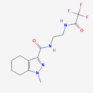 1-methyl-N-{2-[(trifluoroacetyl)amino]ethyl}-4,5,6,7-tetrahydro-1H-indazole-3-carboxamide