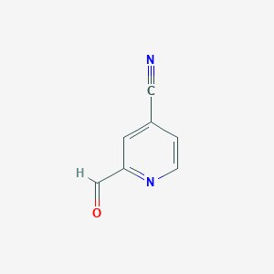 molecular formula C7H4N2O B053515 2-Formylisonicotinonitrile CAS No. 116308-38-4
