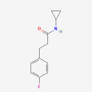 N-cyclopropyl-3-(4-fluorophenyl)propanamide