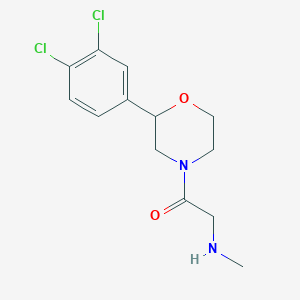 {2-[2-(3,4-dichlorophenyl)-4-morpholinyl]-2-oxoethyl}methylamine hydrochloride