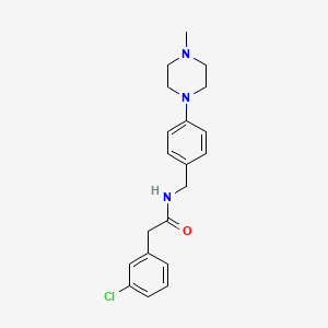 2-(3-chlorophenyl)-N-[4-(4-methyl-1-piperazinyl)benzyl]acetamide