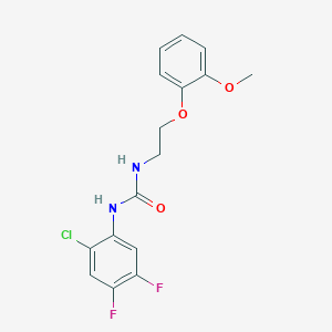 N-(2-chloro-4,5-difluorophenyl)-N'-[2-(2-methoxyphenoxy)ethyl]urea