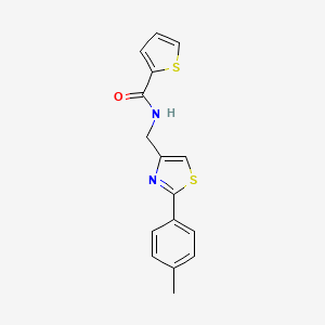 N-{[2-(4-methylphenyl)-1,3-thiazol-4-yl]methyl}-2-thiophenecarboxamide