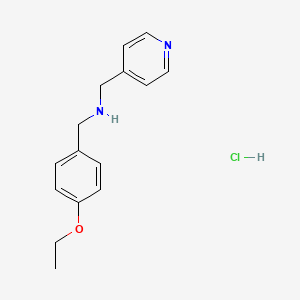 1-(4-ethoxyphenyl)-{N}-(pyridin-4-ylmethyl)methanamine