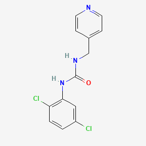 molecular formula C13H11Cl2N3O B5351753 N-(2,5-DICHLOROPHENYL)-N'-(4-PYRIDYLMETHYL)UREA 