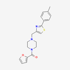 1-(2-furoyl)-4-{[2-(4-methylphenyl)-1,3-thiazol-4-yl]methyl}piperazine