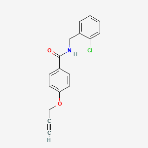 N-(2-chlorobenzyl)-4-(2-propyn-1-yloxy)benzamide