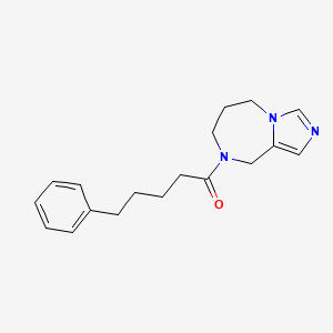 8-(5-phenylpentanoyl)-6,7,8,9-tetrahydro-5H-imidazo[1,5-a][1,4]diazepine