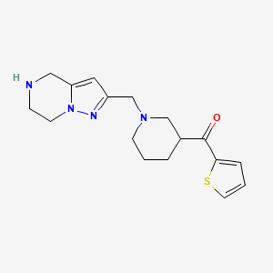 [1-(4,5,6,7-tetrahydropyrazolo[1,5-a]pyrazin-2-ylmethyl)-3-piperidinyl](2-thienyl)methanone dihydrochloride