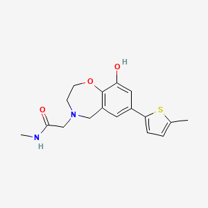 2-[9-hydroxy-7-(5-methyl-2-thienyl)-2,3-dihydro-1,4-benzoxazepin-4(5H)-yl]-N-methylacetamide