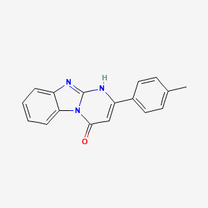 2-(4-methylphenyl)pyrimido[1,2-a]benzimidazol-4(1H)-one