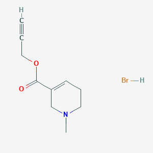 molecular formula C10H14BrNO2 B053523 Arecaidine propargyl ester hydrobromide CAS No. 116511-28-5