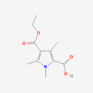 4-(ethoxycarbonyl)-1,3,5-trimethyl-1H-pyrrole-2-carboxylic acid