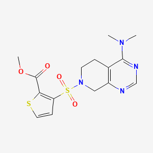 methyl 3-{[4-(dimethylamino)-5,8-dihydropyrido[3,4-d]pyrimidin-7(6H)-yl]sulfonyl}thiophene-2-carboxylate