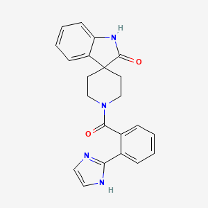 1'-[2-(1H-imidazol-2-yl)benzoyl]spiro[indole-3,4'-piperidin]-2(1H)-one