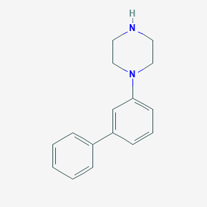 molecular formula C16H18N2 B053531 1-Biphenyl-3-yl-piperazin CAS No. 115761-61-0