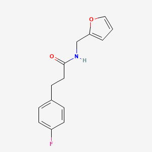 3-(4-fluorophenyl)-N-(2-furylmethyl)propanamide