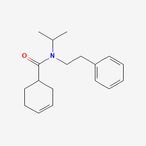 N-isopropyl-N-(2-phenylethyl)cyclohex-3-ene-1-carboxamide