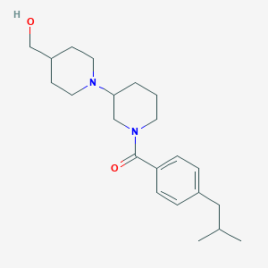 [1'-(4-isobutylbenzoyl)-1,3'-bipiperidin-4-yl]methanol