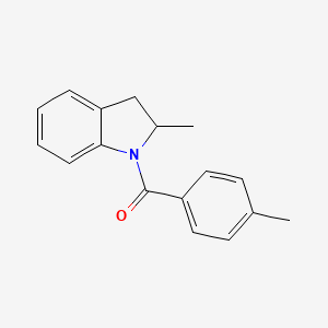 2-methyl-1-(4-methylbenzoyl)indoline