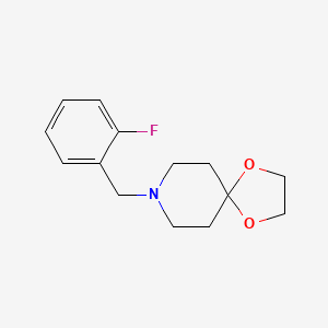 8-(2-fluorobenzyl)-1,4-dioxa-8-azaspiro[4.5]decane