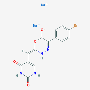 molecular formula C14H10BrN4Na2O4+ B053537 Oxadiarrhot CAS No. 124449-74-7