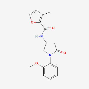 N-[1-(2-methoxyphenyl)-5-oxopyrrolidin-3-yl]-3-methyl-2-furamide