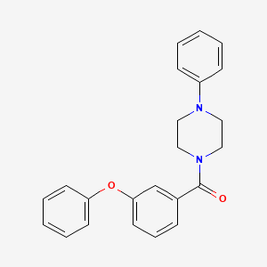 (3-PHENOXYPHENYL)(4-PHENYLPIPERAZINO)METHANONE