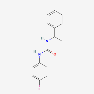 1-(4-Fluorophenyl)-3-(1-phenylethyl)urea