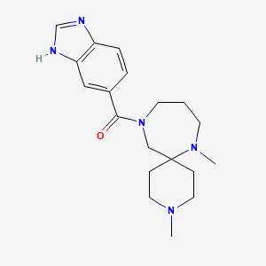 11-(1H-benzimidazol-5-ylcarbonyl)-3,7-dimethyl-3,7,11-triazaspiro[5.6]dodecane