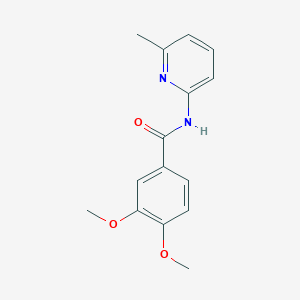 3,4-dimethoxy-N-(6-methyl-2-pyridinyl)benzamide