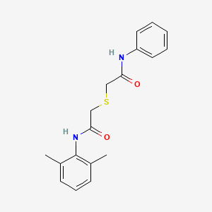 N-(2,6-DIMETHYLPHENYL)-2-{[(PHENYLCARBAMOYL)METHYL]SULFANYL}ACETAMIDE