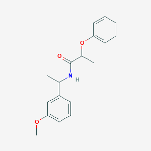 N-[1-(3-methoxyphenyl)ethyl]-2-phenoxypropanamide