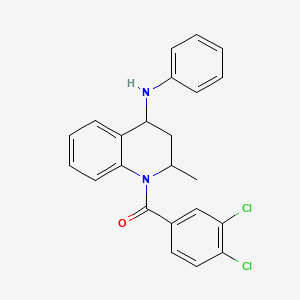 (3,4-dichlorophenyl)[2-methyl-4-(phenylamino)-3,4-dihydroquinolin-1(2H)-yl]methanone