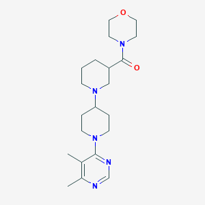 1'-(5,6-dimethylpyrimidin-4-yl)-3-(morpholin-4-ylcarbonyl)-1,4'-bipiperidine