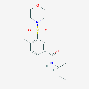 N-(sec-butyl)-4-methyl-3-(morpholin-4-ylsulfonyl)benzamide