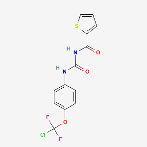 N-[({4-[chloro(difluoro)methoxy]phenyl}amino)carbonyl]thiophene-2-carboxamide