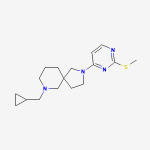 7-(cyclopropylmethyl)-2-[2-(methylthio)-4-pyrimidinyl]-2,7-diazaspiro[4.5]decane